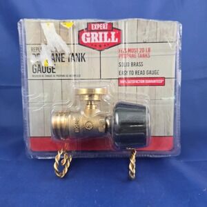 Expert Grill Replacement Propane Tank Gauge Solid Brass